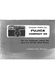 Fujifilm Compact 35 manual. Camera Instructions.